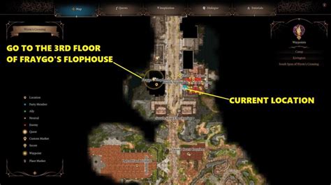 bg3 fraygo flophouse location|Door in Fraygo’s Flophouse won’t open : r/BaldursGate3